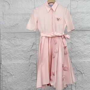 Authentic Prada Blush Pink Fabric with Logo Label